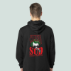 Felpa stampa sia davanti sia retro per la curva sud