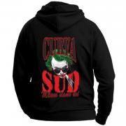Felpa stampa sia davanti sia retro per la curva sud