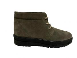 scarponcini uomo donna grigio camoscio made in italy imbottiti Vantech Nuovo