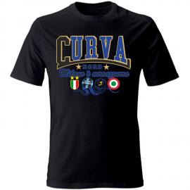 Maglietta di colore nero esclusiva per il tifoso interista alla curva