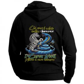 Felpa unisex  per supporters nero azzurri interisti
