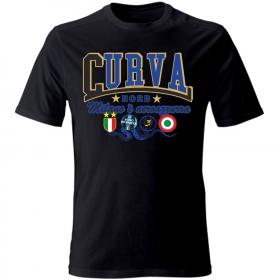 Maglietta di colore nero esclusiva per il tifoso interista alla curva