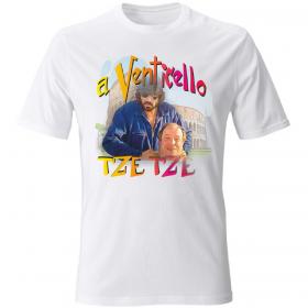 Maglietta bianca in cotone con la s
