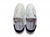 scarpe sneakers basse uomo donna Via Cond pelle bianca traforata doppia stella