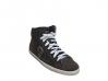 scarpe sneakers alte uomo Via Condotti grigio ghiaccio doppio scudo New Coll