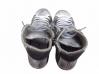 scarpe sneakers alte uomo donna pelle bianco grigio sfumato Via Condotti nuovo