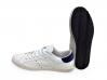 scarpe sneakers basse donna Via Condotti pelle bianca blu stella Art golf