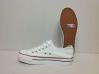 scarpe sneakers basse uomo in tela bianche fondo bianco rosso new coll 2016