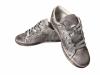 scarpe sneakers basse uomo donna Via Condotti pelle bianco ghiaccio stella