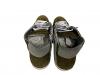 scarpe sneakers alte uomo camoscio Via Condotti verde militare doppio scudo